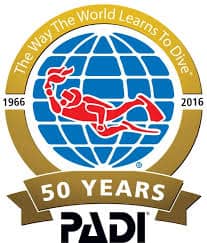 Logo 50 years Padi